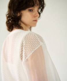 GRACE CONTINENTAL シアードルマンニットカーディガン