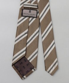 GOTAIRIKU  GOTAIRIKU別注【日本製】シルク ネクタイ_レジメンタル柄