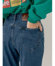 earth music&ecology Ｌｅｅ×ｅ．ｍ．ａ．ｅ．スリットフレアデニムパンツ