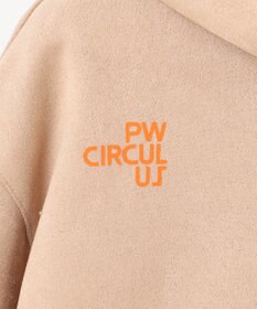 PW CIRCULUS 【WOMEN】スエード調 デタッチャブルフーディ