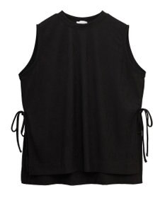 Green Parks サイドリボンノースリーブチュニック