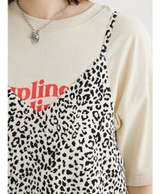 Green Parks ・ＥＬＥＮＣＡＲＥ　ＤＵＥ　レオパードキャミワンピ