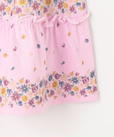 組曲 KIDS 【110-140㎝】ティアードフラワー チュニック