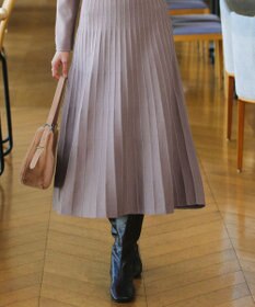 Tiaclasse 【洗える】くるみ釦ニットワンピース