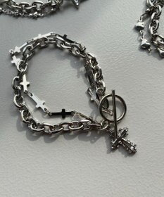 WEGO L2連モチーフチェーンブレス