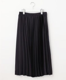 自由区 【洗える】ロイヤルサテン プリーツスカート