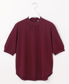 J.PRESS LADIES L 【洗える】レーヨンエリートストレッチ ギャザースリーブ ニット