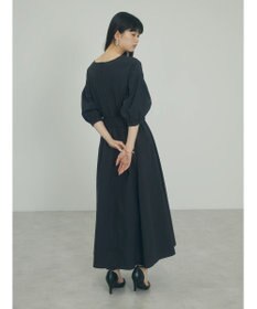 Green Parks ａ．ボリュームギャザーウエスト切替ワンピース