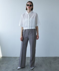 BEIGE， 【イージーケア・セットアップ対応】BATEAU / バックスリット ストレートパンツ