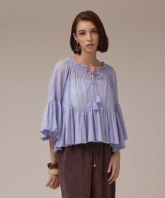 GRACE CONTINENTAL バルーンカフタントップ