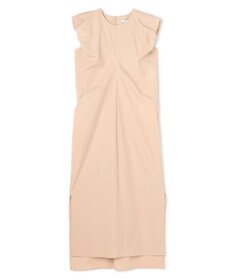 BEIGE， MALLOW / コットンタック バルーンスリーブドレス