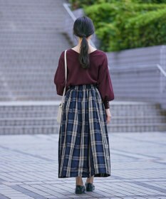 Tiaclasse 【洗える】2WAYパール釦ニットトップス