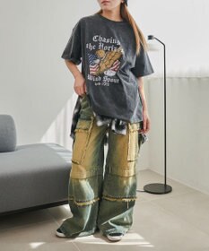 WEGO ヴィンテージウォッシュグラフィックBIGT