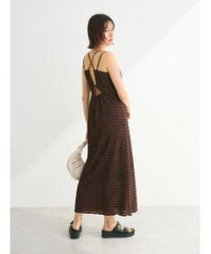 Green Parks カップ付きフリル生地キャミワンピース