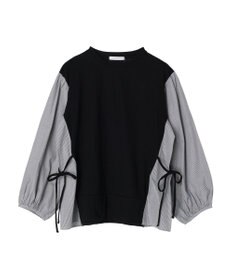 Green Parks 布帛ドッキング脇リボンプルオーバー