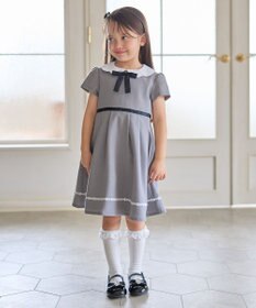 ANY KIDS 【2点セット】ノーカラー ボレロジャケット+襟付き ワンピース
