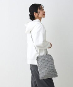 ROOTOTE 1091【手編みカゴバッグ風】SC.トール.クロッシュメタリック-A