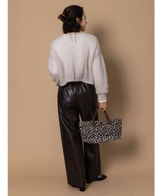 Te chichi 【泉 里香さん着用・Oggi.jp10/23掲載】キャットヤーンメッシュニット