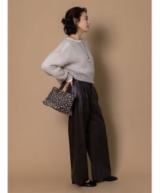 Te chichi 【泉 里香さん着用・Oggi.jp10/23掲載】キャットヤーンメッシュニット