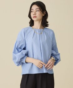 自由区 L ボリュームスリーブ ブラウス