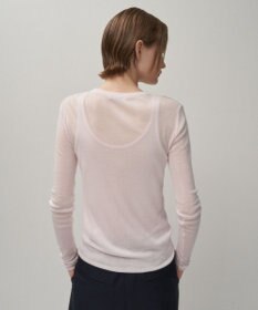 ATON TENCEL SILK CIRCULER RIB | クルー＆タンクレイヤード