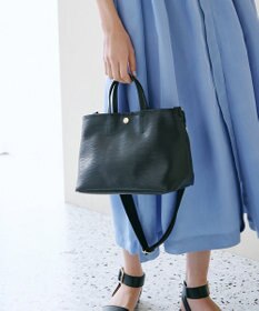 TOPKAPI 【Breath TOPKAPI】RIPPLE リプル ショルダー付き シンプル ミニ トートバッグ