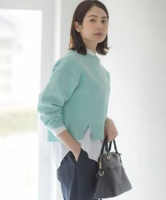 組曲 L スウェットライクニットプルオーバー