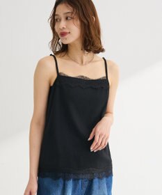 Green Parks ヒゲレーススクエアキャミソール