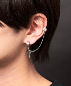 WEGO Ｍカフデザインイヤリング