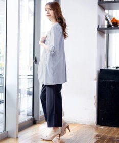 Tiaclasse 【新色追加・洗える】ストレートワイドパンツ