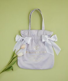 Maison de FLEUR ダブルリボンギャザートートバッグ