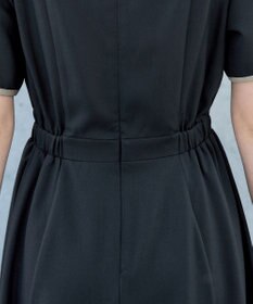 Tiaclasse L 配色フレアワンピース