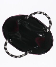 LeSportsac MEDIUM 2 WAY TOTE/２ウェイパープル/ブラックシャイン