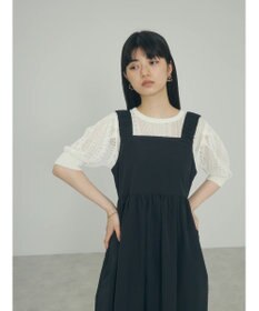 Green Parks ａ．肩ひもギャザーノースリワンピース