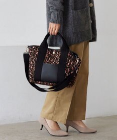 TOPKAPI 【TREASURE TOPKAPI】アニマルジャガード 2WAY ショルダー付き トートバッグ