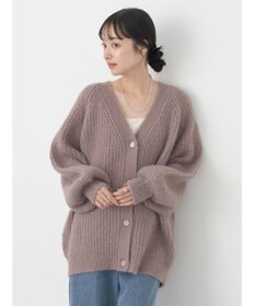 earth music&ecology フワフワＭＩＸヤーンカーディガン