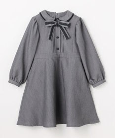 組曲 KIDS 【110-140㎝】 クラシカルグレーワンピース