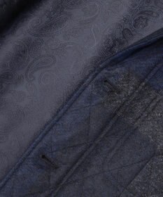 JOSEPH ABBOUD 【イタリア素材/軽量/中綿キルト】 スライバーチェックキルト ジャケット