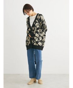 Green Parks ・ＳＵＧＡＲ　ＳＰＯＯＮ　フラワーシャギーカーディガン