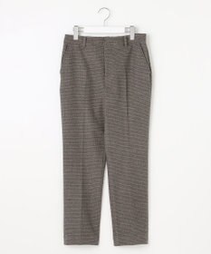 J.PRESS LADIES S 【洗える】チェルビック チェック テーパード パンツ