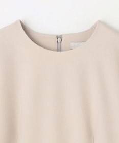 ANY L 【洗濯機可/ストレッチ/セットアップ可】イージーケアペプラムブラウス