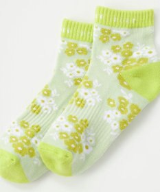 FILA GOLF／marie claire 【marie claire SPORT】アンクルソックス フラワー柄