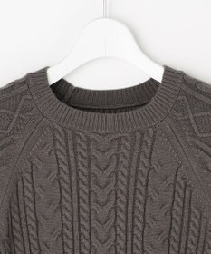 ANY SIS ケーブル ニット プルオーバー