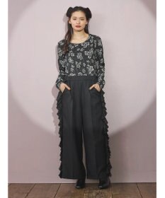 Green Parks ■ＥＳＣＡＲ　サイドラッフルストレートパンツ