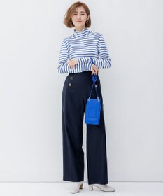 23区 ウーステッドウールツイル マリン パンツ