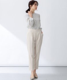 組曲 【ストレッチ・イージーケア】オシャクロス テーパードパンツ