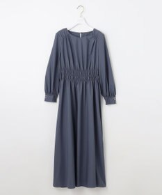 ANY SIS 【洗える】シャーリングディテール ワンピース