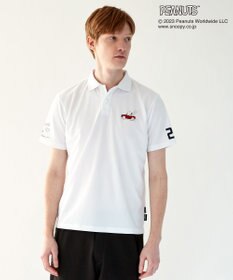 23区GOLF 【PEANUTS】【MEN】スヌーピーコラボ 半袖ポロシャツ