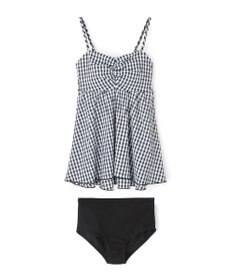 San-ai Resort（三愛水着楽園） 【WEB限定】ペプラムチェック3点セット【Beach Queen（ビーチクイーン）】