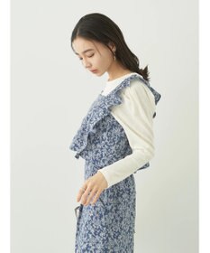 earth music&ecology 隠れウサギ柄ビスチェ